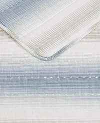 Tommy Bahama Home Prima Island Stripe Cotton Reversible 3-Pc. Quilt Set