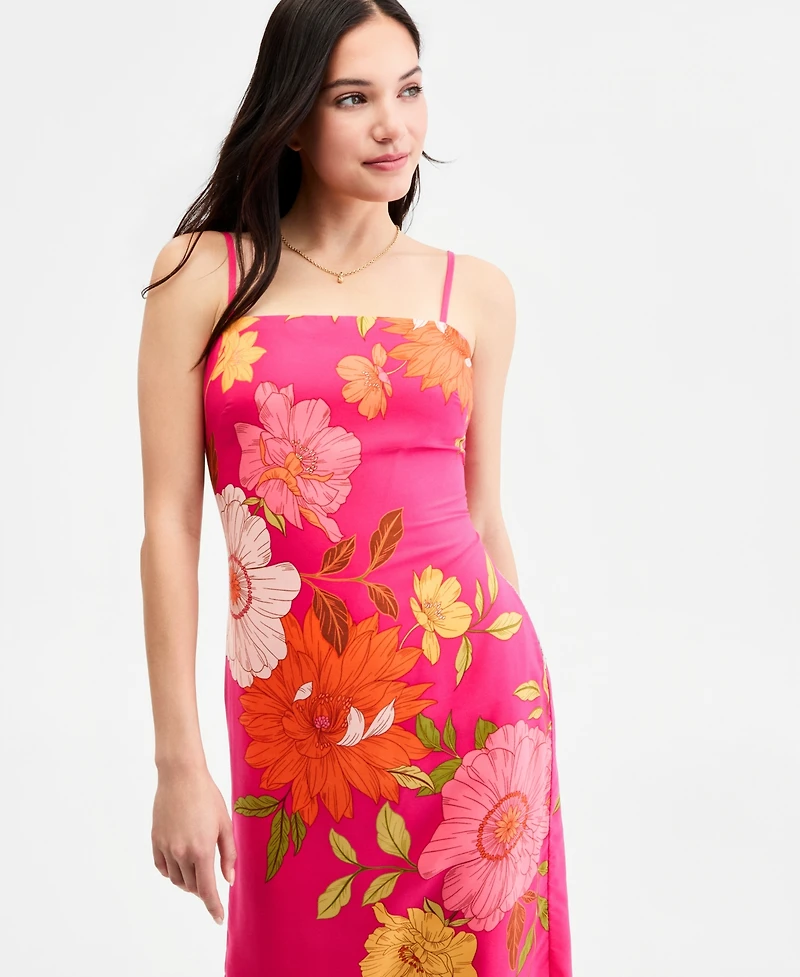 Vince Camuto Women's Printed Challis Midi Dress
