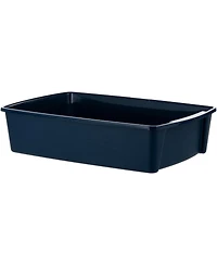 Iris Usa Xx-Large Side Entry Cat Litter Box Open Top with High-Sided Scatter Shield, Easy to Clean, 30" L × 20" W × 14" H, Na