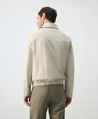 Mango Men's Lightweight Cotton Lyocell Jacket