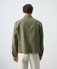 Mango Men's Lightweight Cotton Lyocell Jacket