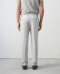 Mango Men's Cold Wool Regular Fit Pants
