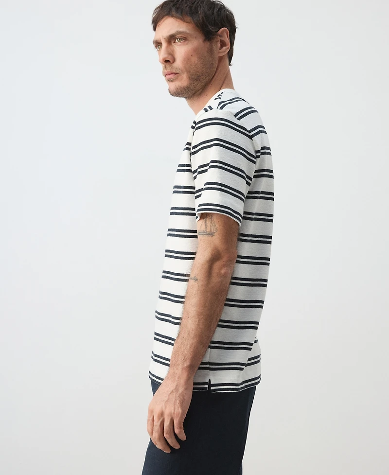 Mango Men's Regular-Fit Striped T-Shirt