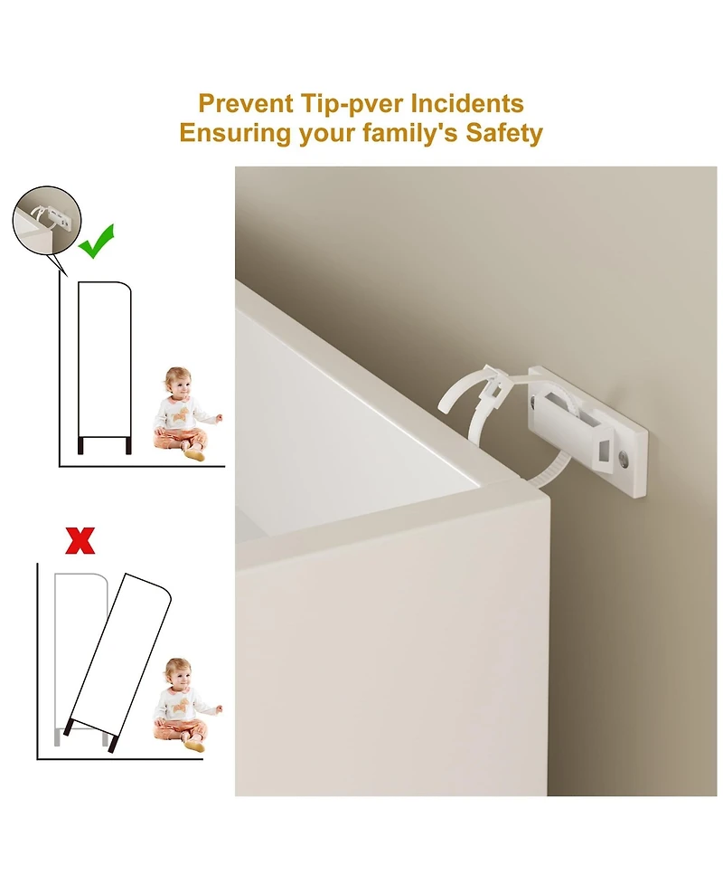 Homfan Rattan Large Shoe Cabinet with 3 Doors, 30 Pairs Boho Farmhouse Shoe Storage Cabinet with Adjustable Shelves for Entryway, Hallway, Living Room