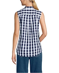 Lands' End Women's No Iron Sleeveless Shirt
