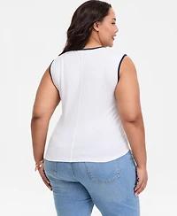 On 34th Trendy Plus Ruched Tank Top, Macy's Exclusive