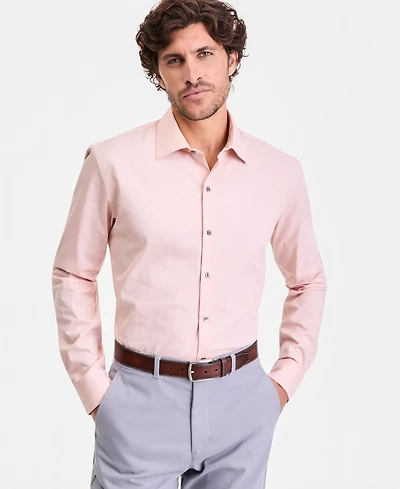 Alfani Men's Long-Sleeve Solid Dress Shirt, Macy's Exclusive