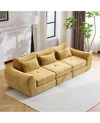 Streamdale Furniture Modular Cloud Sofa, Convertible Folding Sofa Bed, Sectional Cushioned Sofa