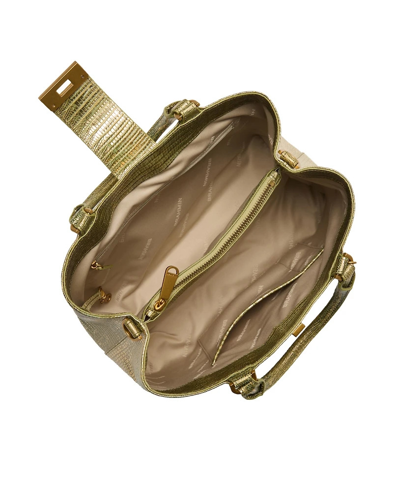 Brahmin Denise Bachata Medium Leather Satchel Bag