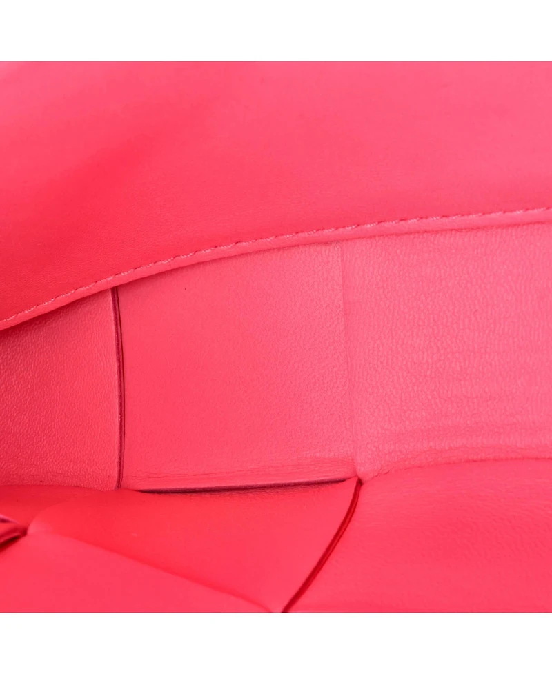 Pre-Owned Bottega Veneta Cassette Crossbody Bag Maxi Intrecciato Leather