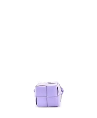 Pre-Owned Bottega Veneta Mini Cassette Bucket Bag Maxi Intrecciato Leather