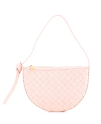 Pre-Owned Bottega Veneta Mini Sunrise Shoulder Bag Intrecciato Leather