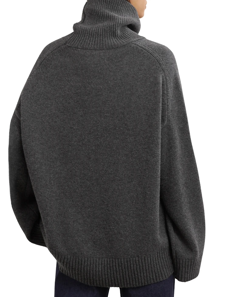 Reiss Women's Wool-Cashmere Roll-Neck Jumper