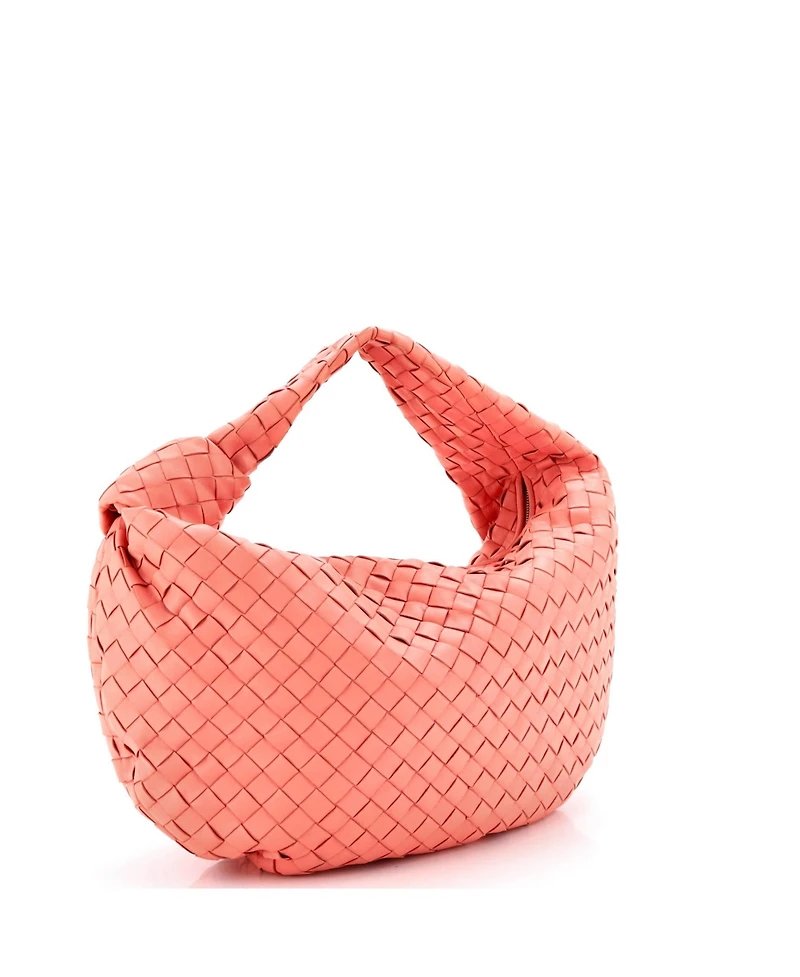 Pre-Owned Bottega Veneta Medium Bv Jodie Hobo Intrecciato Nappa