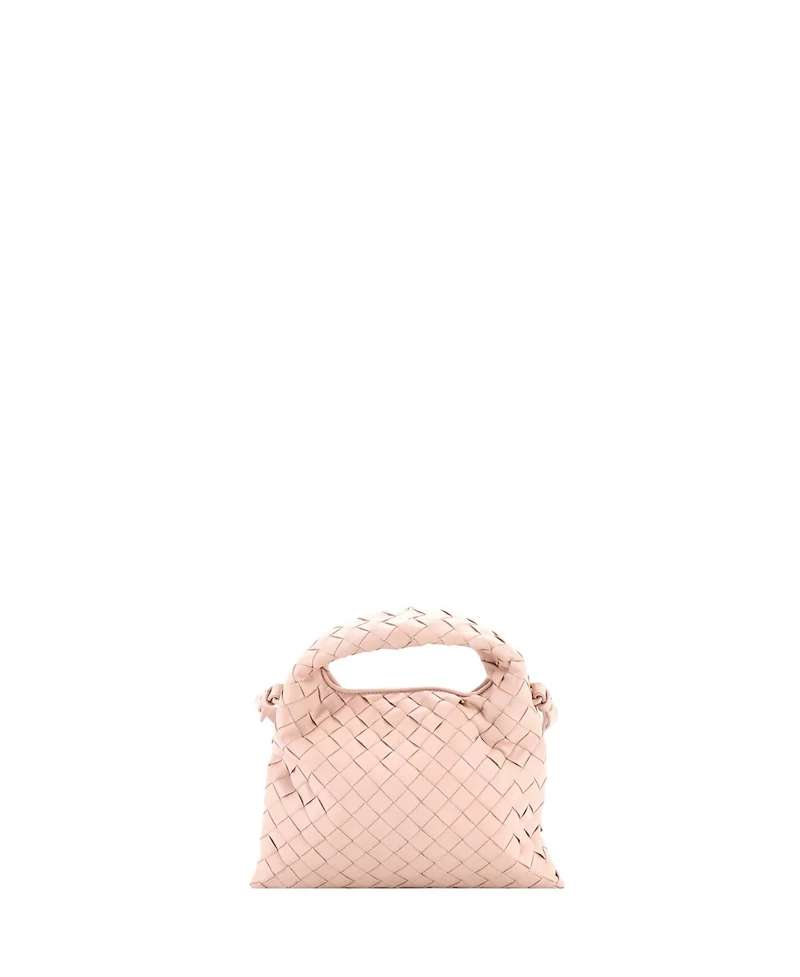 Pre-Owned Bottega Veneta Mini Hop Top Handle Bag Intrecciato Nappa