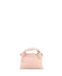 Pre-Owned Bottega Veneta Mini Hop Top Handle Bag Intrecciato Nappa