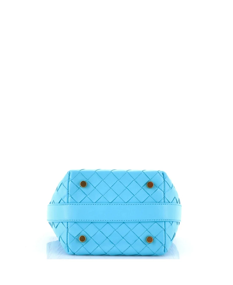 Pre-Owned Bottega Veneta Mini Wallace Shoulder Bag Intrecciato Nappa