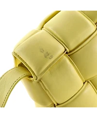 Pre-Owned Bottega Veneta Cassette Crossbody Bag Padded Maxi Intrecciato Leather