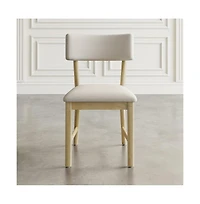 Jofran Beck Contemporary Upholstered Split Back Dining Chair (Set of 2