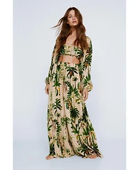 Nasty Gal Women's 3 Piece Top and Bottom Beach Set