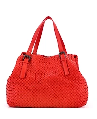 Pre-Owned Bottega Veneta Large A-Shape Tote Intrecciato Nappa