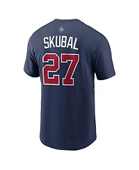 Nike Men's Tarik Skubal Navy Usa Baseball 2026 World Baseball Classic Name Number T-Shirt