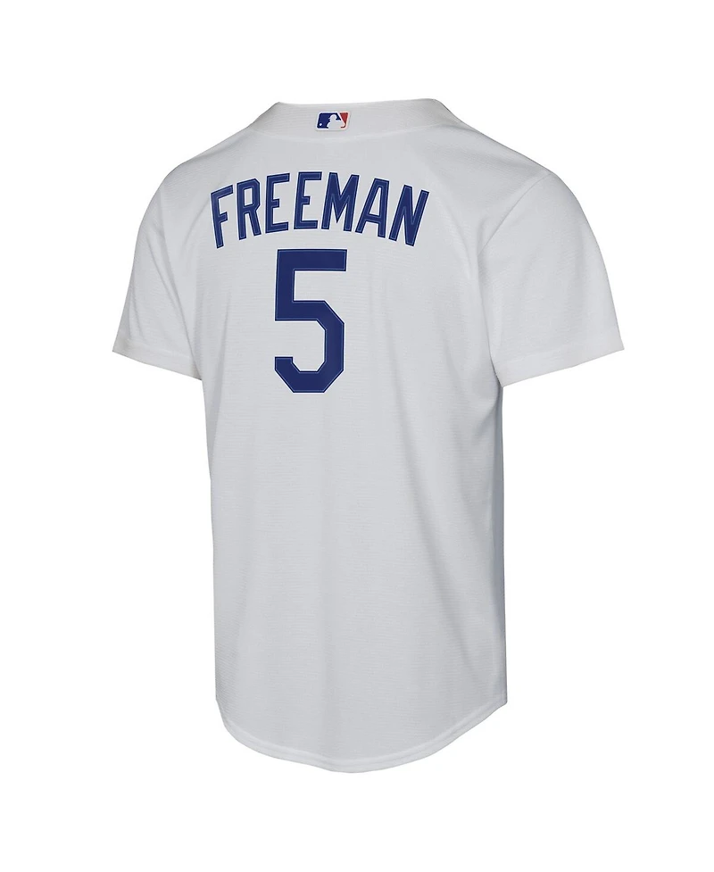 Nike Big Boys and Girls Freddie Freeman White Los Angeles Dodgers Home Replica Player Jersey