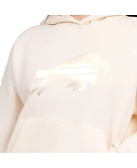 Starter Women's Cream Buffalo Bills Pastel Relaxed Travel Hoodie