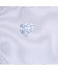 Starter Women's Light Blue Chicago Bears Pastels Ribbed Tank Top