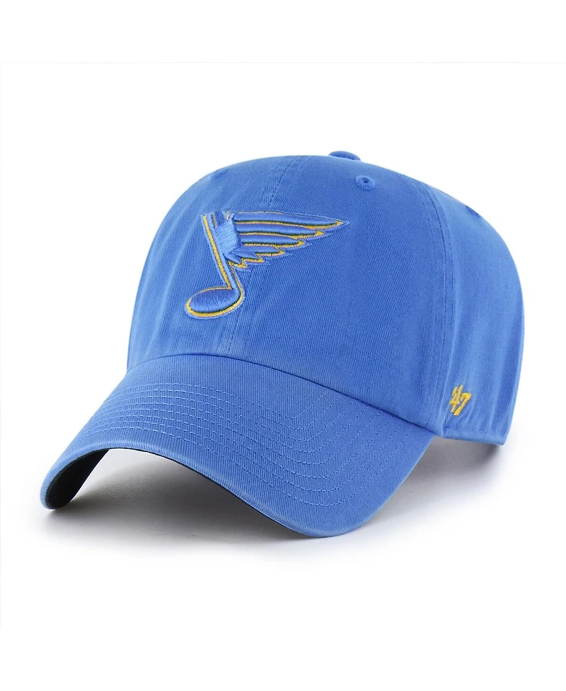 '47 Brand Men's Blue St. Louis Blues Core Logo Clean Up Adjustable Hat
