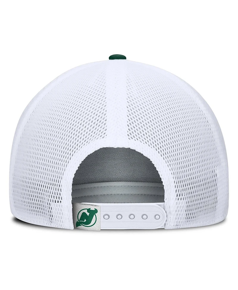 Fanatics Men's Green/White New Jersey Devils Bermuda A-Frame Adjustable Hat