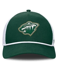 Fanatics Men's Green/White Minnesota Wild Bermuda A-Frame Adjustable Hat