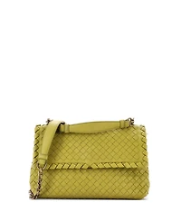 Pre-Owned Bottega Veneta Small Olimpia Crossbody Bag Intrecciato Nappa