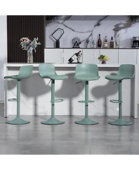 Clihome Bar Stools Set of 2 – Modern Pu Leather Counter Height Barstools with Back