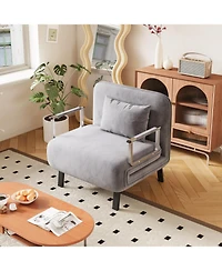 Streamdale Furniture Tri-Fold Sofa Bed with Adjustable Backrest