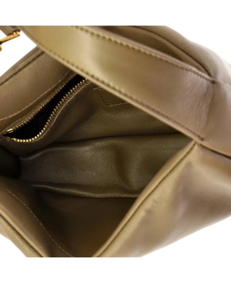 Pre-Owned Saint Laurent Small Le 5 a 7 Hobo Padded Leather