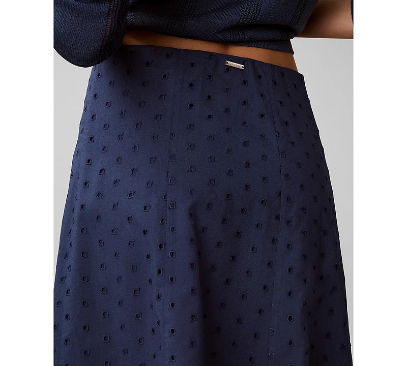 Calvin Klein Women's Classic Fit Pull-On Midi Skirt