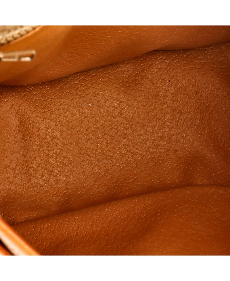 Pre-Owned Celine Small Vintage Saddle Flap Shoulder Bag Macadam Coated Canvas