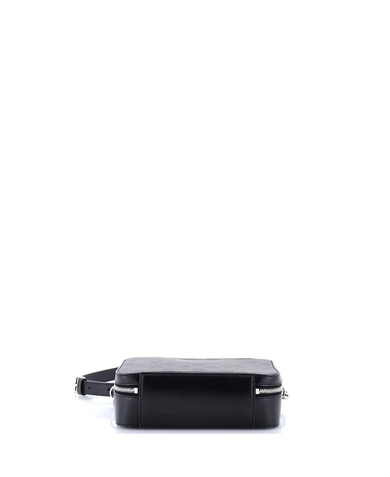 Pre-Owned Celine Messenger Box Bag Triomphe Coated Canvas