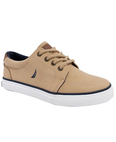 Nautica Little and Big Boys Lace Up Vulcanized Sneaker