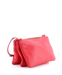 Pre-Owned Celine Small Trio Crossbody Bag Leather