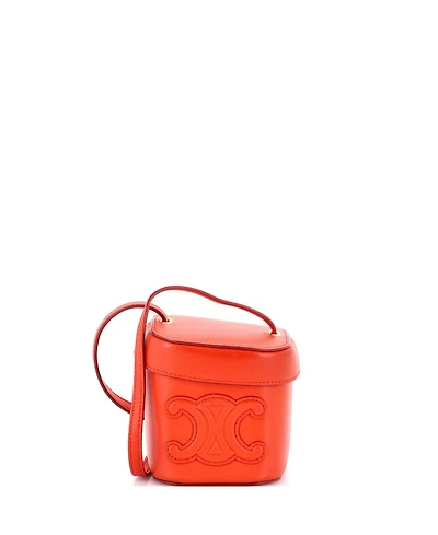 Pre-Owned Celine Small Cuir Triomphe Box Bag Leather