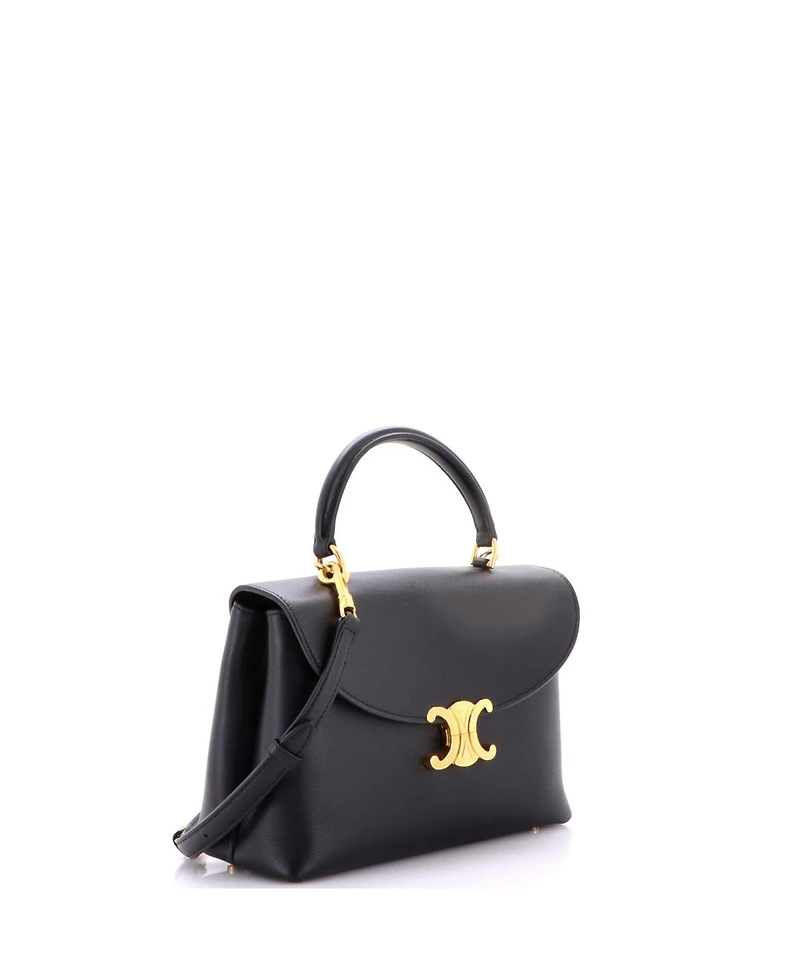 Pre-Owned Celine Medium Nino Top Handle Bag Leather