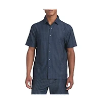 dkny Men's ardley pinstripe button up shirt