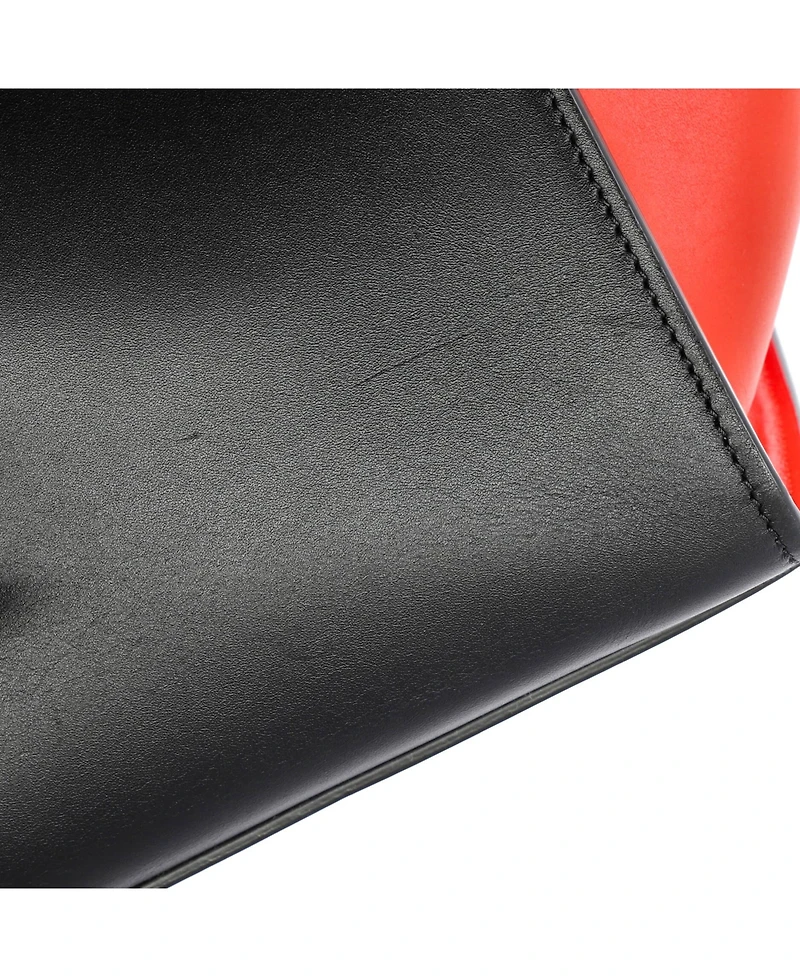 Pre-Owned Celine Small Tricolor Trapeze Bag Leather