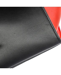 Pre-Owned Celine Small Tricolor Trapeze Bag Leather