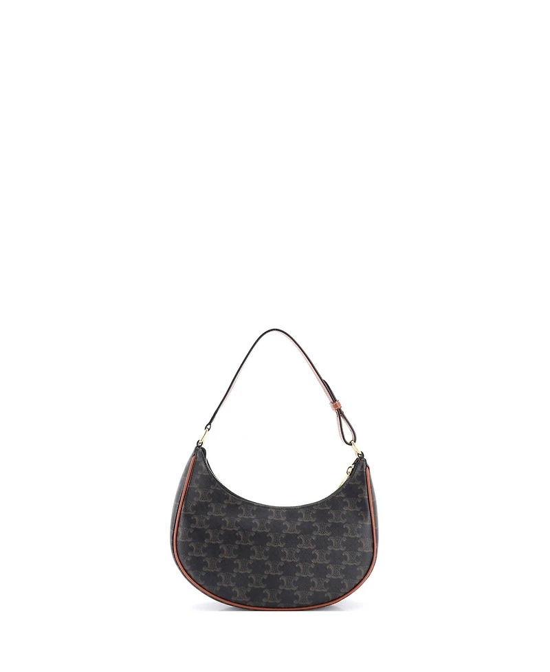 Pre-Owned Celine Ava Bag Triomphe Coated Canvas