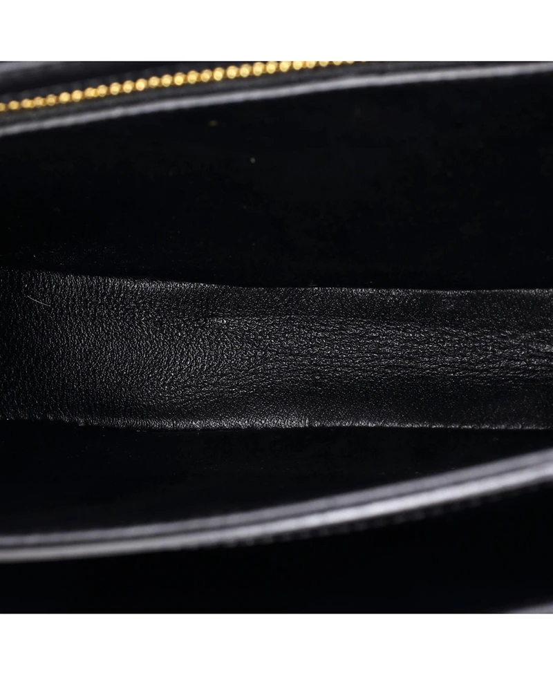 Pre-Owned Celine Triomphe Besace Clea Chain Flap Bag Leather