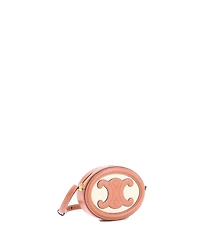 Pre-Owned Celine Triomphe Oval Crossbody Bag Canvas and Leather