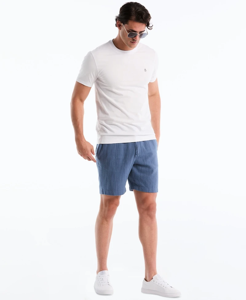 Original Penguin Men's Textured Pull-On Shorts